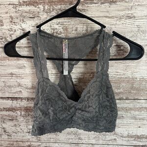Lace Bralette in Gray